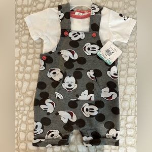 Kids Mickey Mouse Overall Set